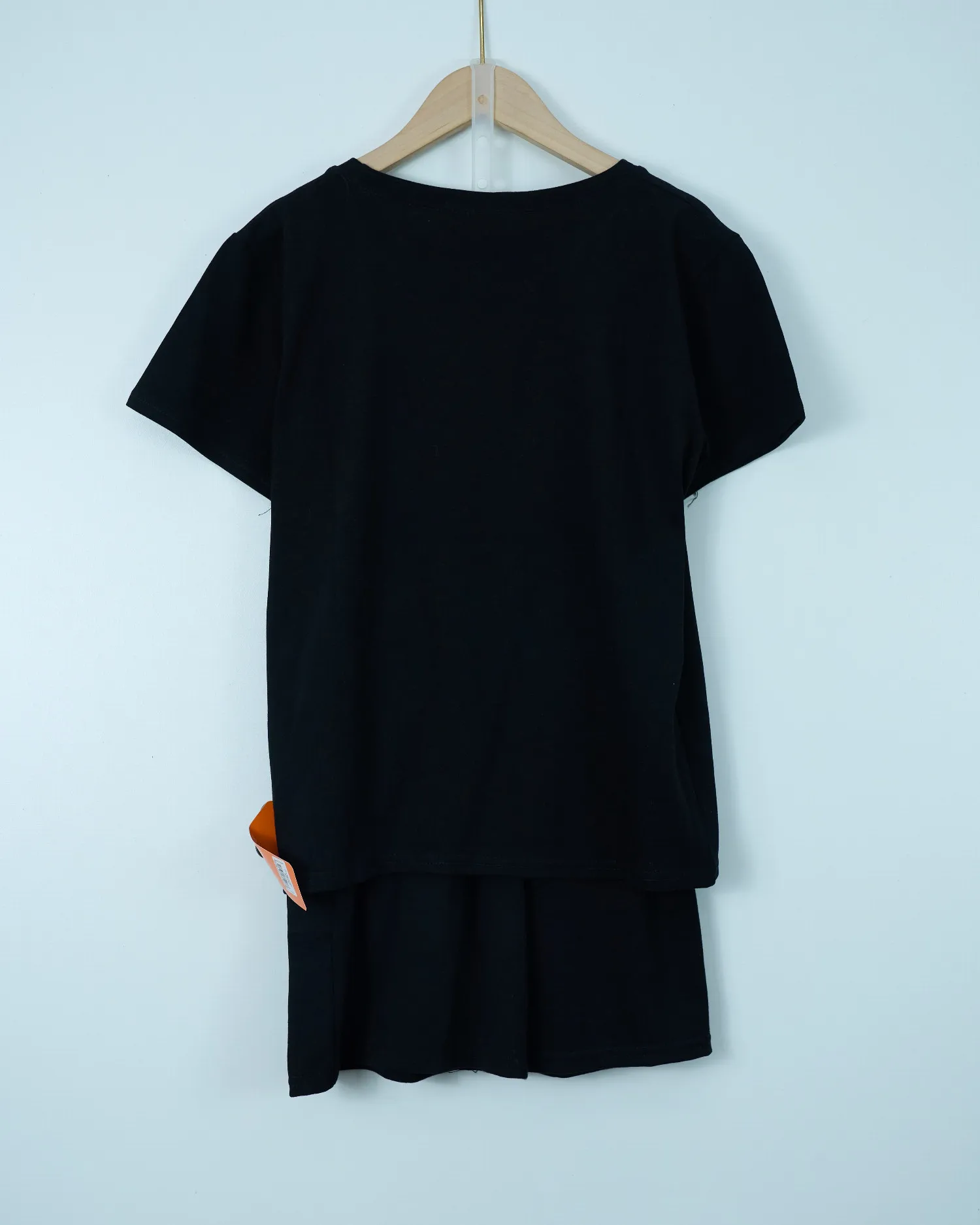 Bộ quần áo nữ cotton cộc nhỏ 17191 Xanh L   QC23