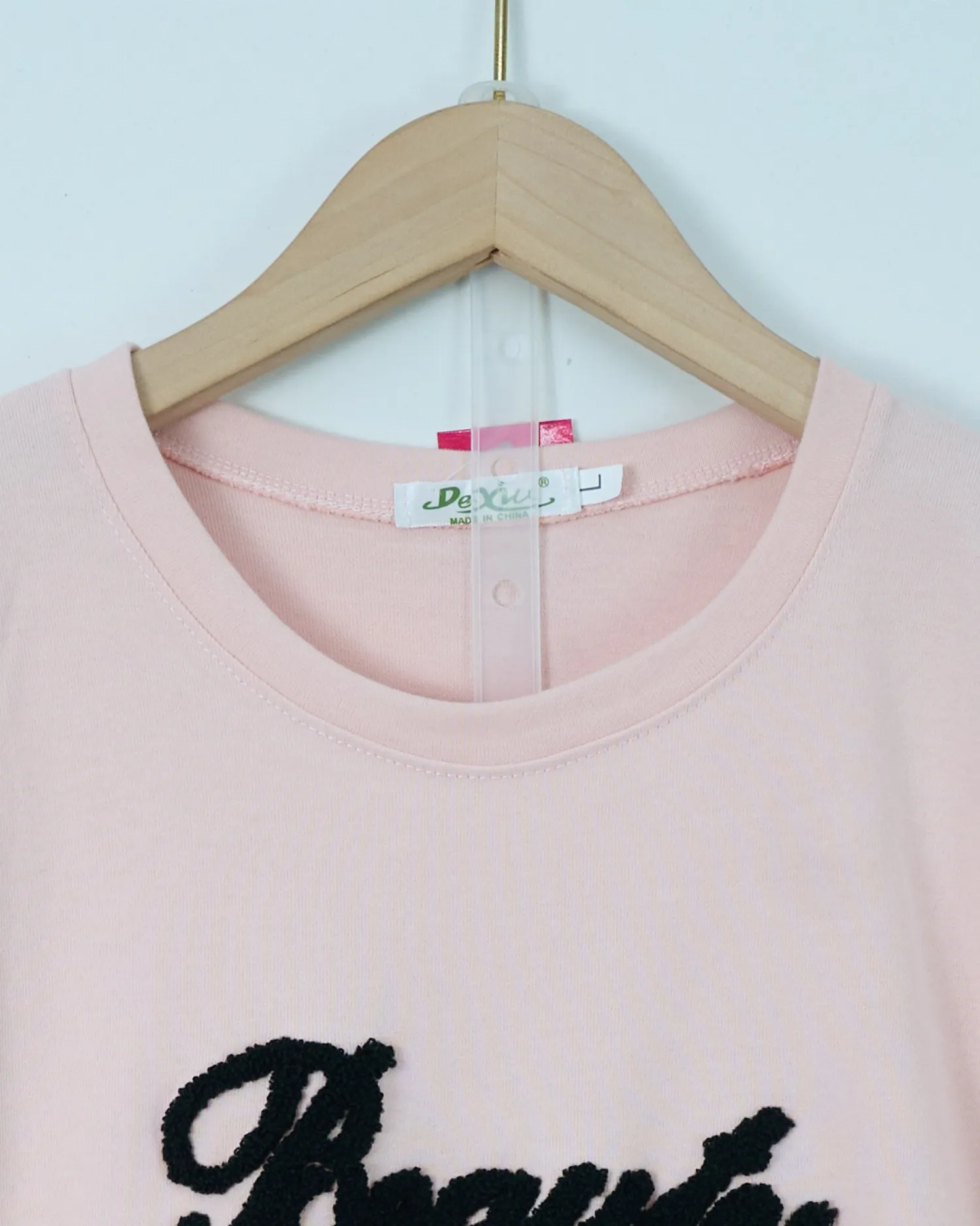 Bộ quần áo nữ cotton cộc nhỏ 17191 Xanh L   QC23