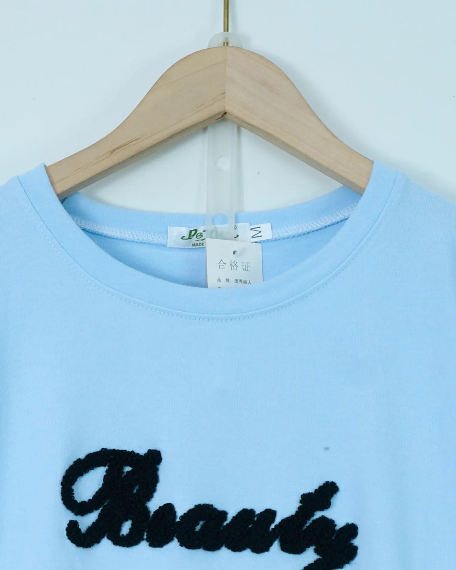 Bộ quần áo nữ cotton cộc nhỏ 17191 Xanh L   QC23