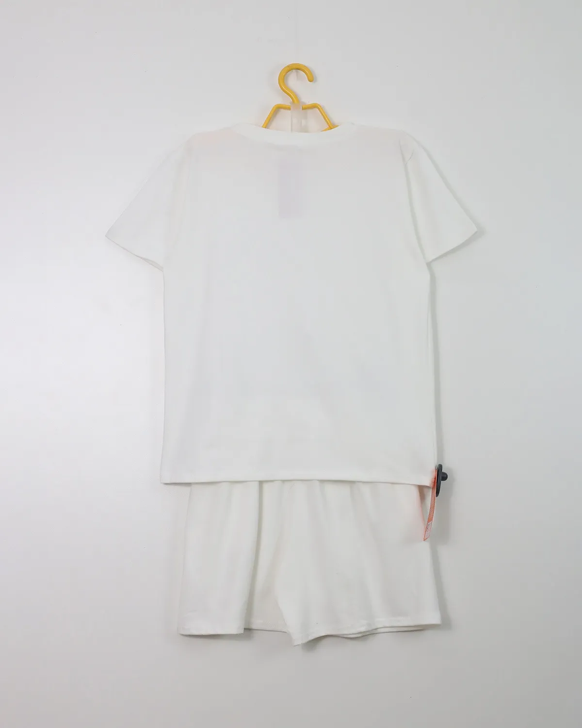 Bộ quần áo nữ cotton cộc nhỏ 14164 Kem L   QC23