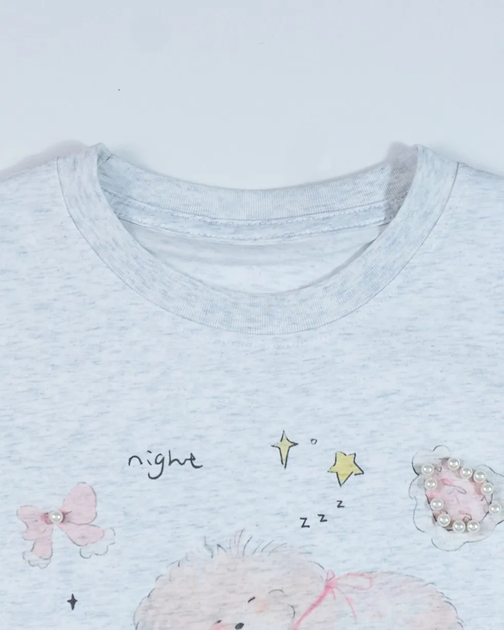 Áo cộc tay trẻ em gái 96323 size 150 AS05