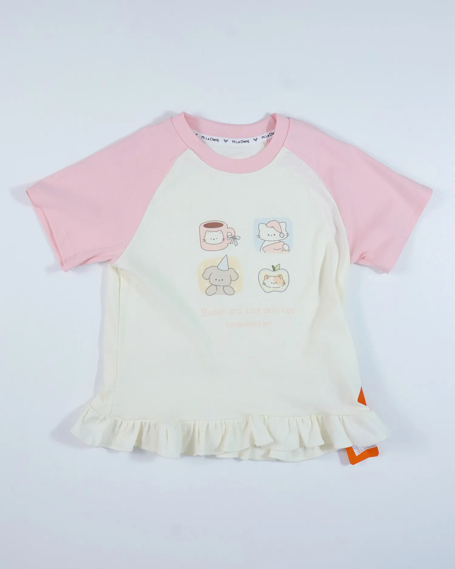 Áo cộc tay trẻ em gái 2651 size 130 AS05