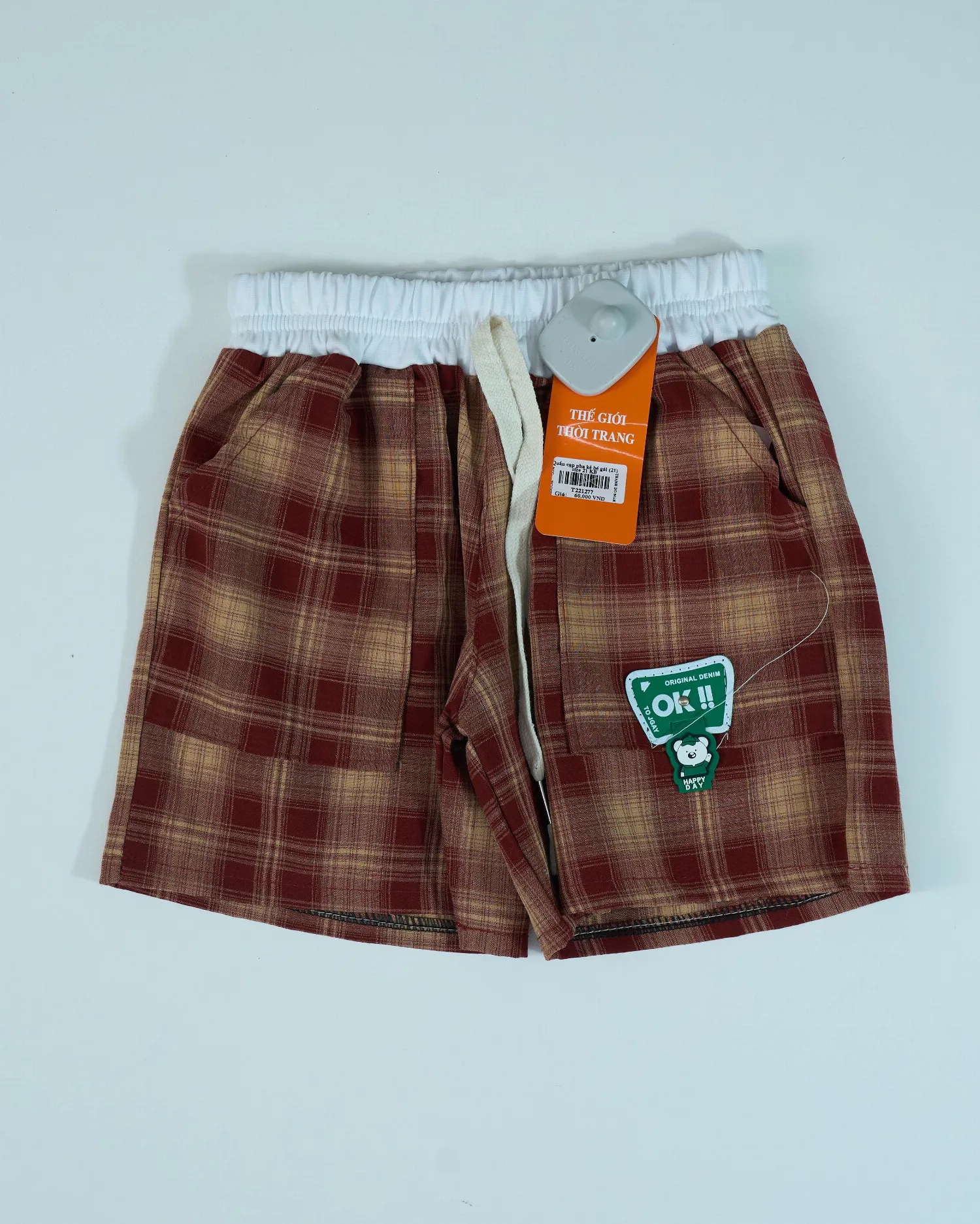 Quần cạp pha kẻ bé gái (21) size 23 KB