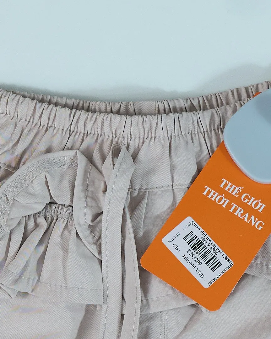 Quần đùi trẻ em gái 138810 size 9 AS06