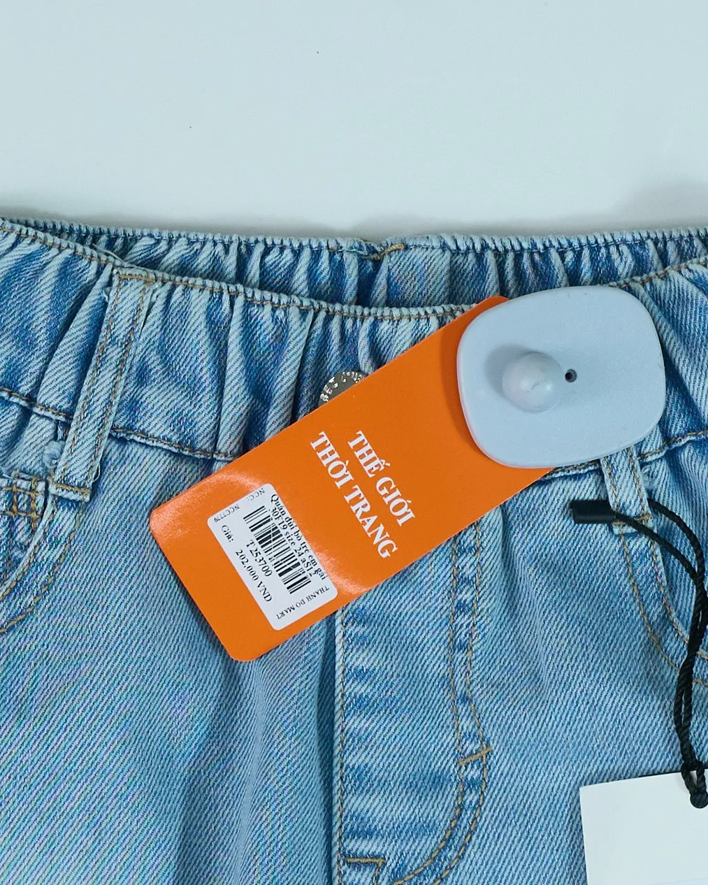 Quần đùi bò trẻ em gái 30F19 size 24 AS12
