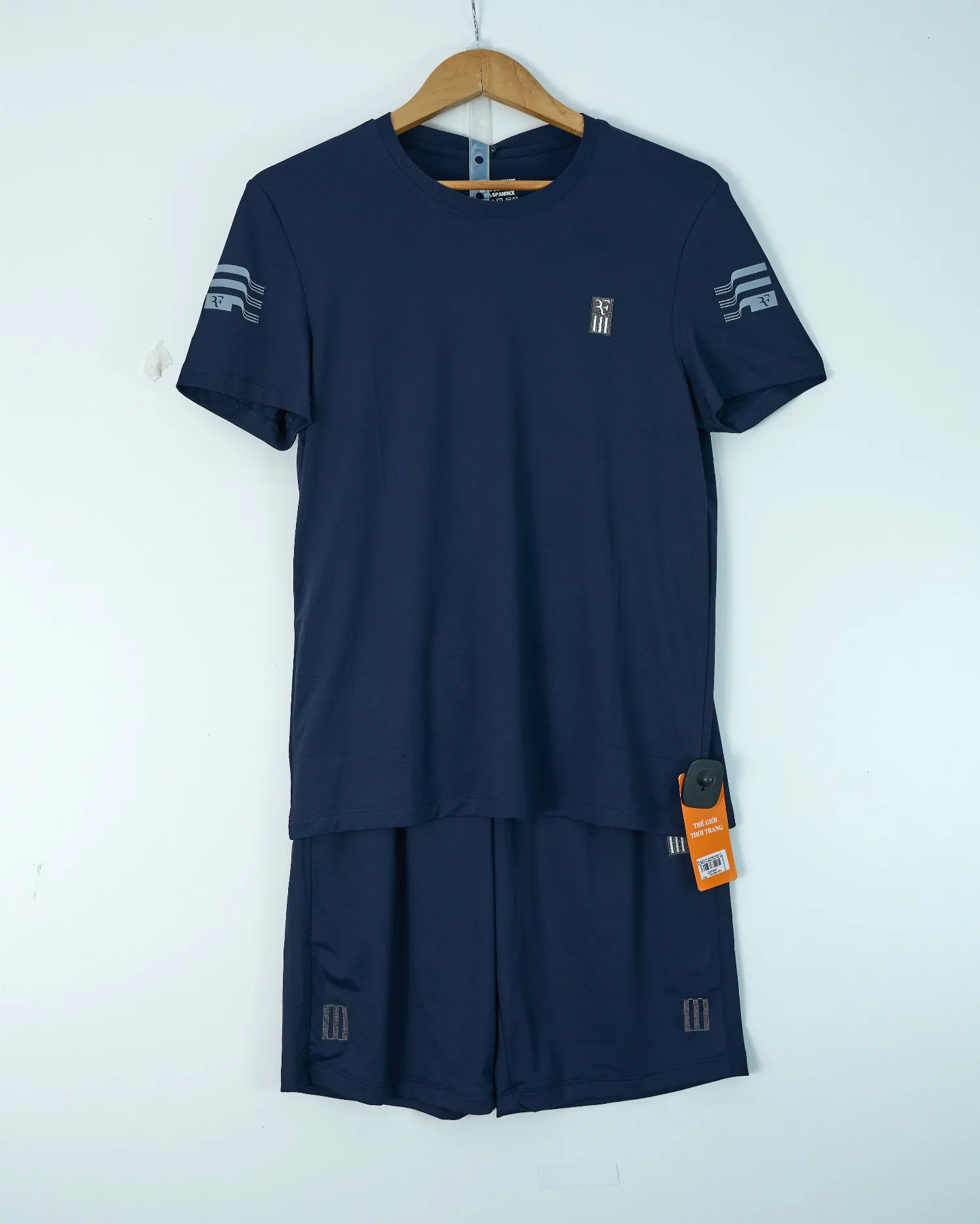 Bộ quần áo phông nam cổ tròn 6405 x.than size XL AT