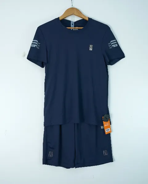 Bộ quần áo phông nam cổ tròn 6405 x.than size XL AT