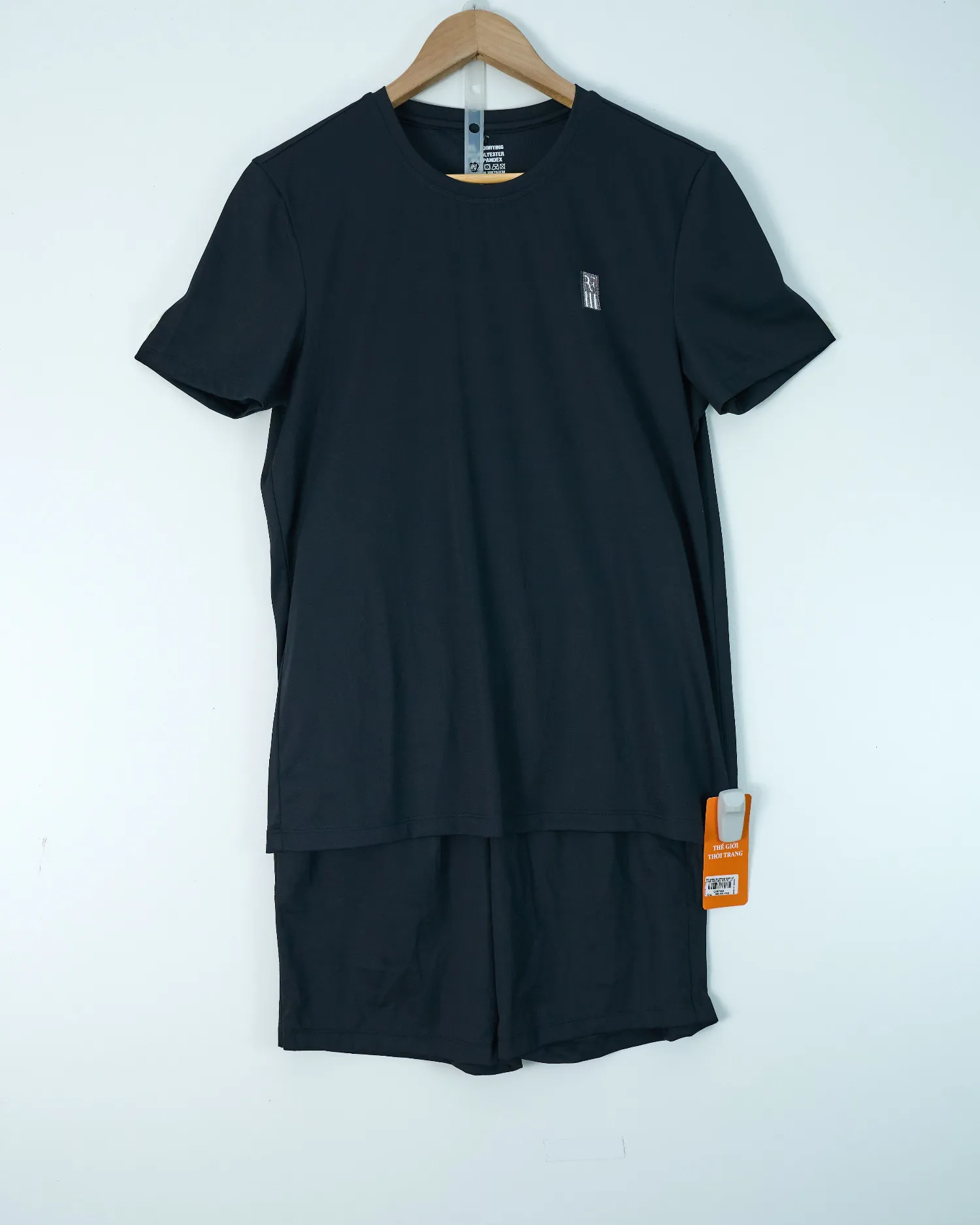 Bộ quần áo phông nam cổ tròn 9202 ghi size 4XL AT