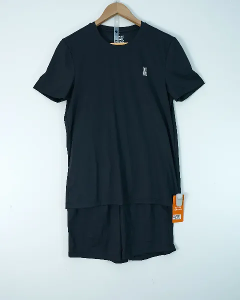 Bộ quần áo phông nam cổ tròn 9202 ghi size 4XL AT