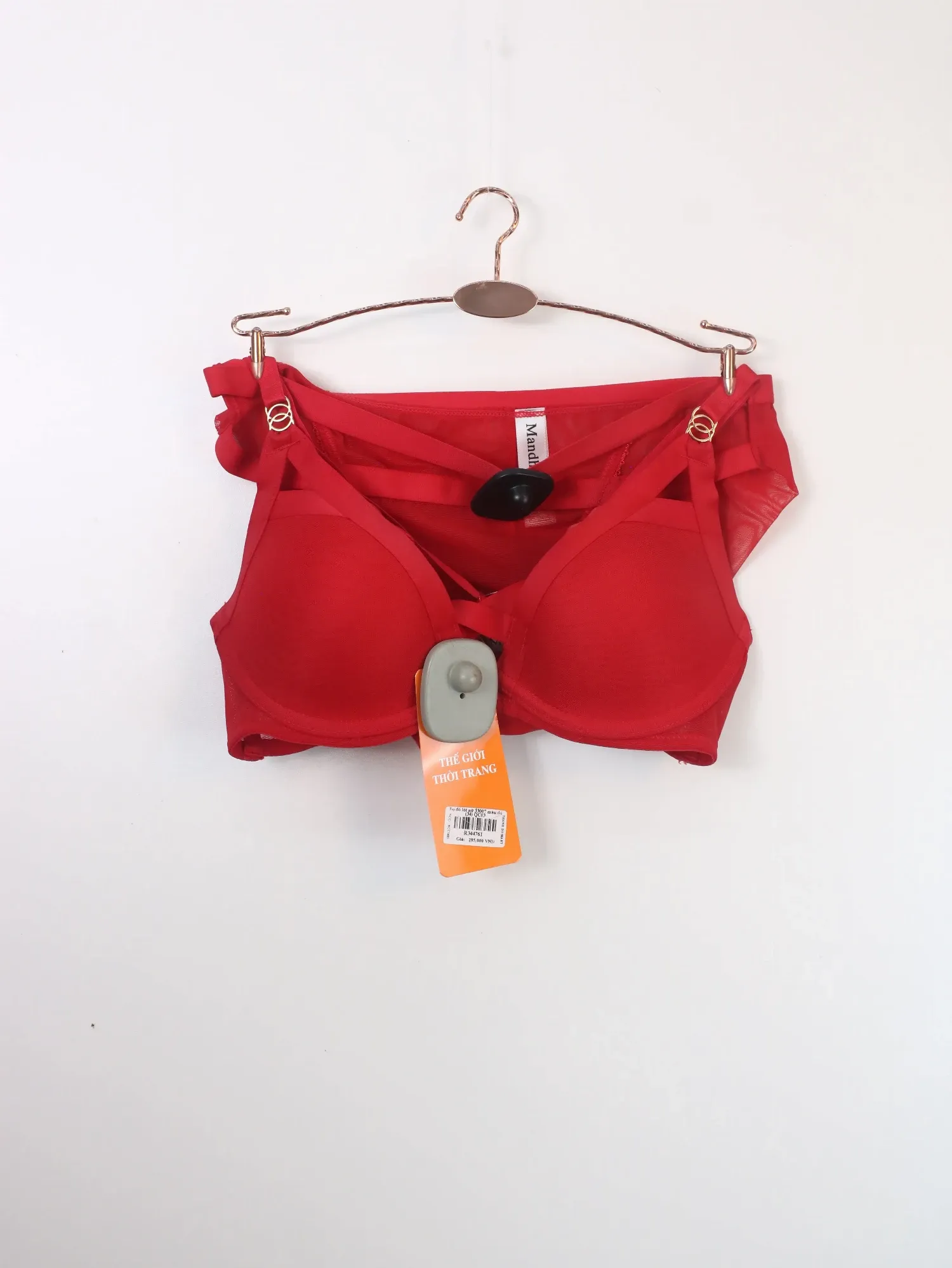 Bộ đồ lót nữ 33007 màu đỏ (34) QC03
