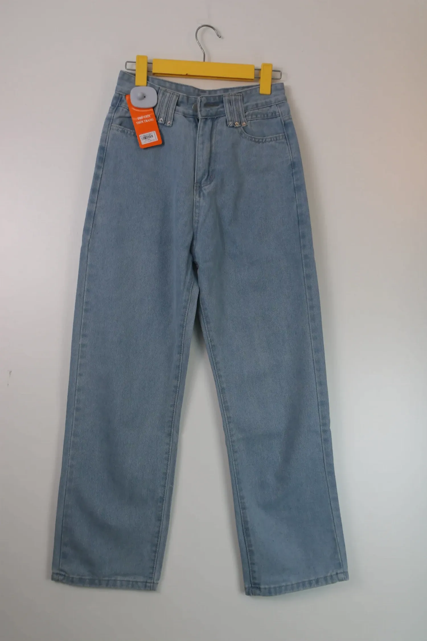 Quần Jeans nữ xuông KG 7628 Bạc XL  AS11