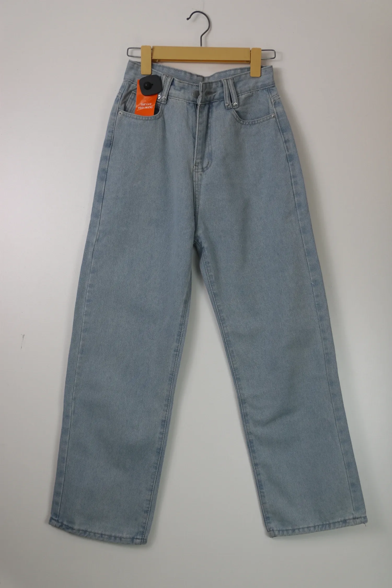 Quần Jeans nữ xuông KG 0117 Bạc XL  AS11