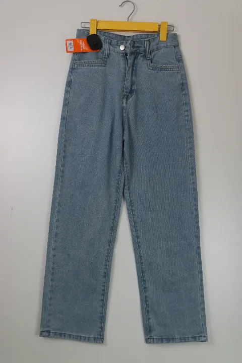 Quần Jeans nữ xuông KG 5522 Bạc XL  AS11