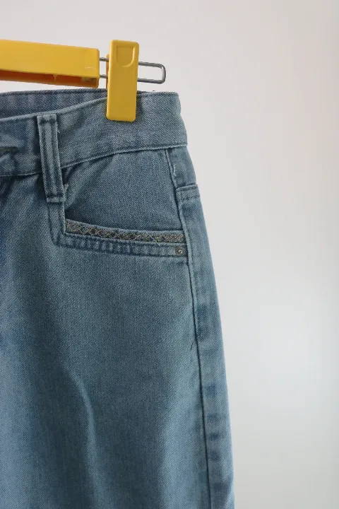 Quần Jeans nữ xuông KG 5522 Bạc XL  AS11