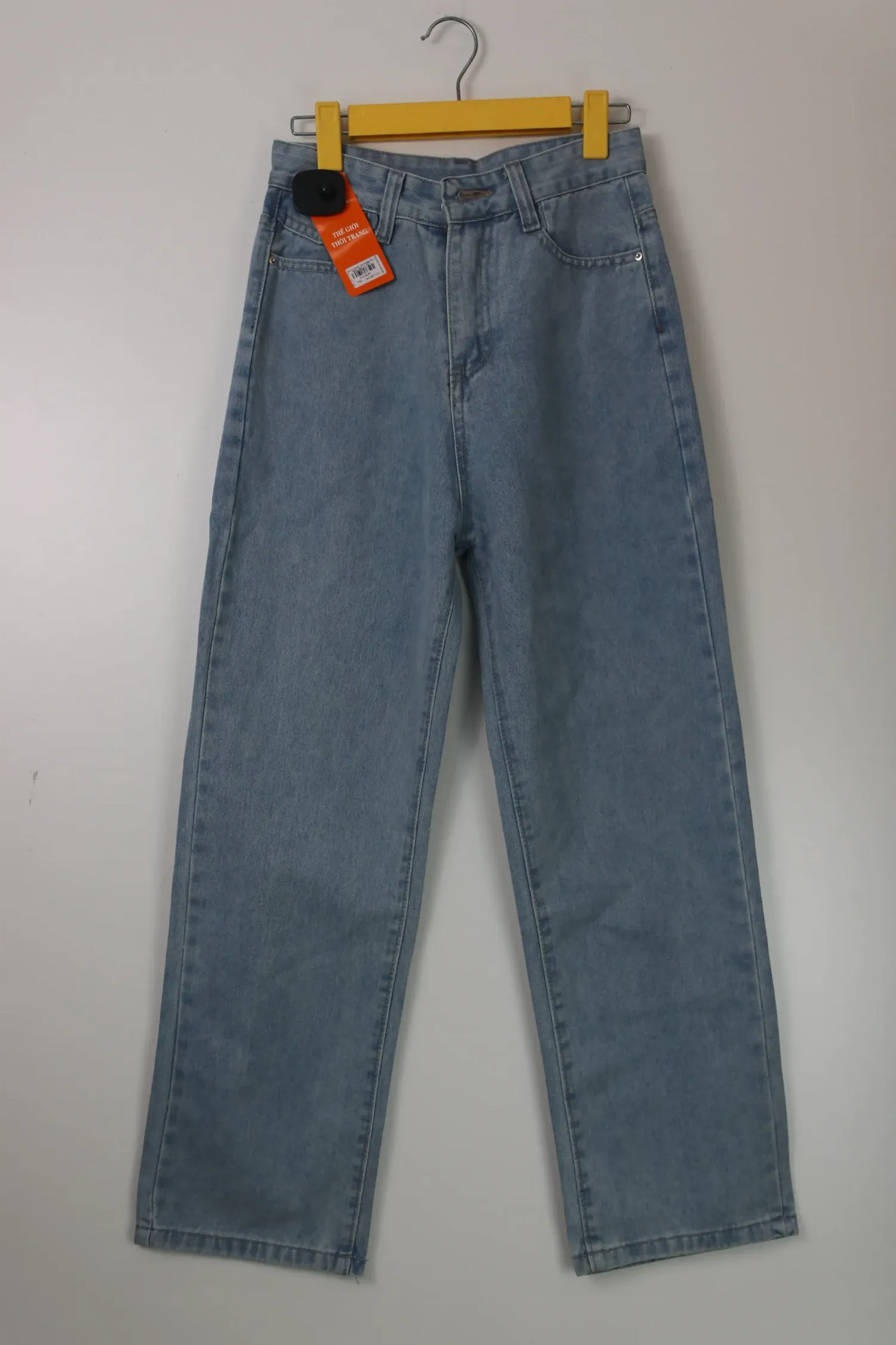 Quần Jeans nữ xuông KG 8801 Bạc XL  AS11