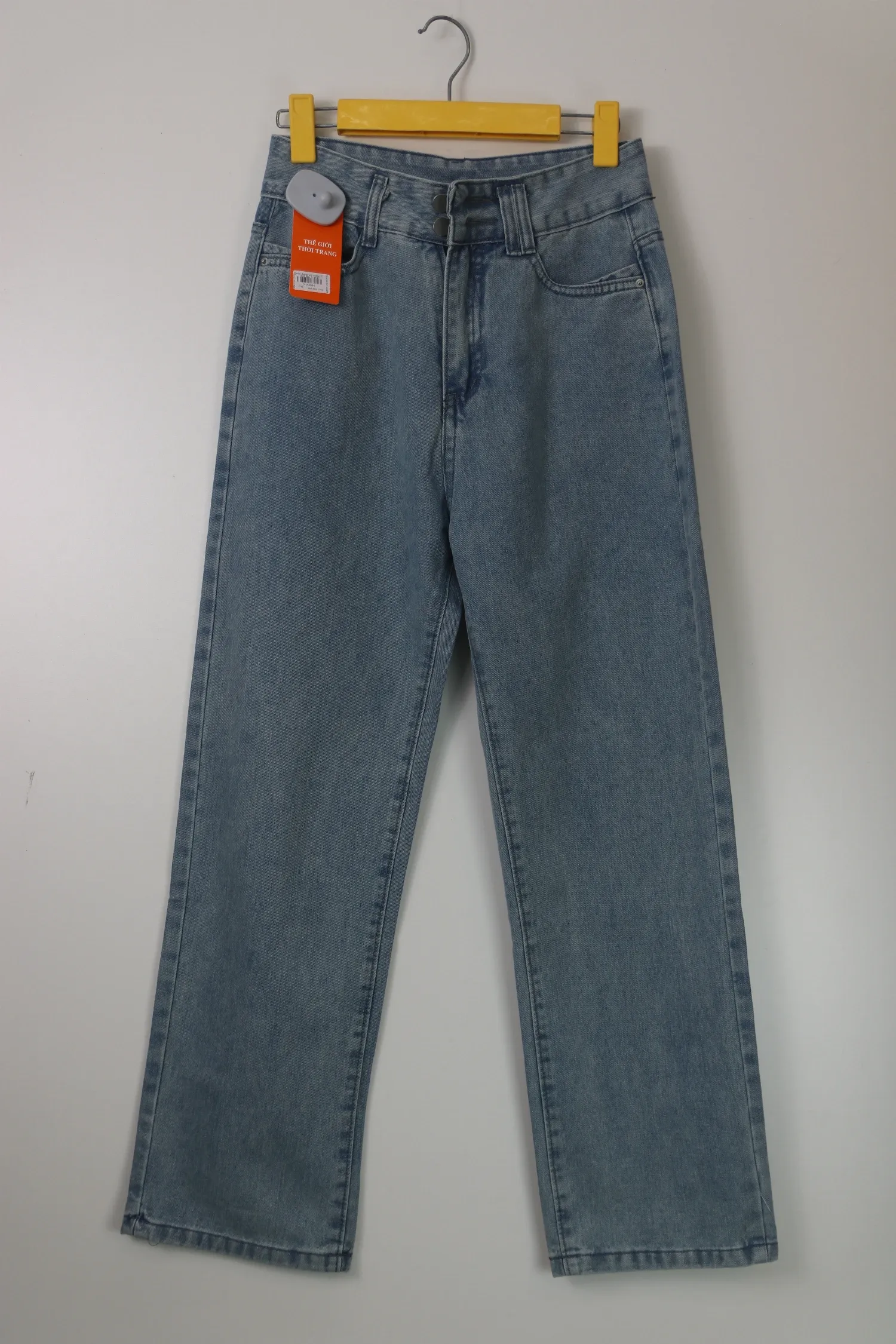 Quần Jeans nữ xuông KG 1063 Bạc XL  AS11