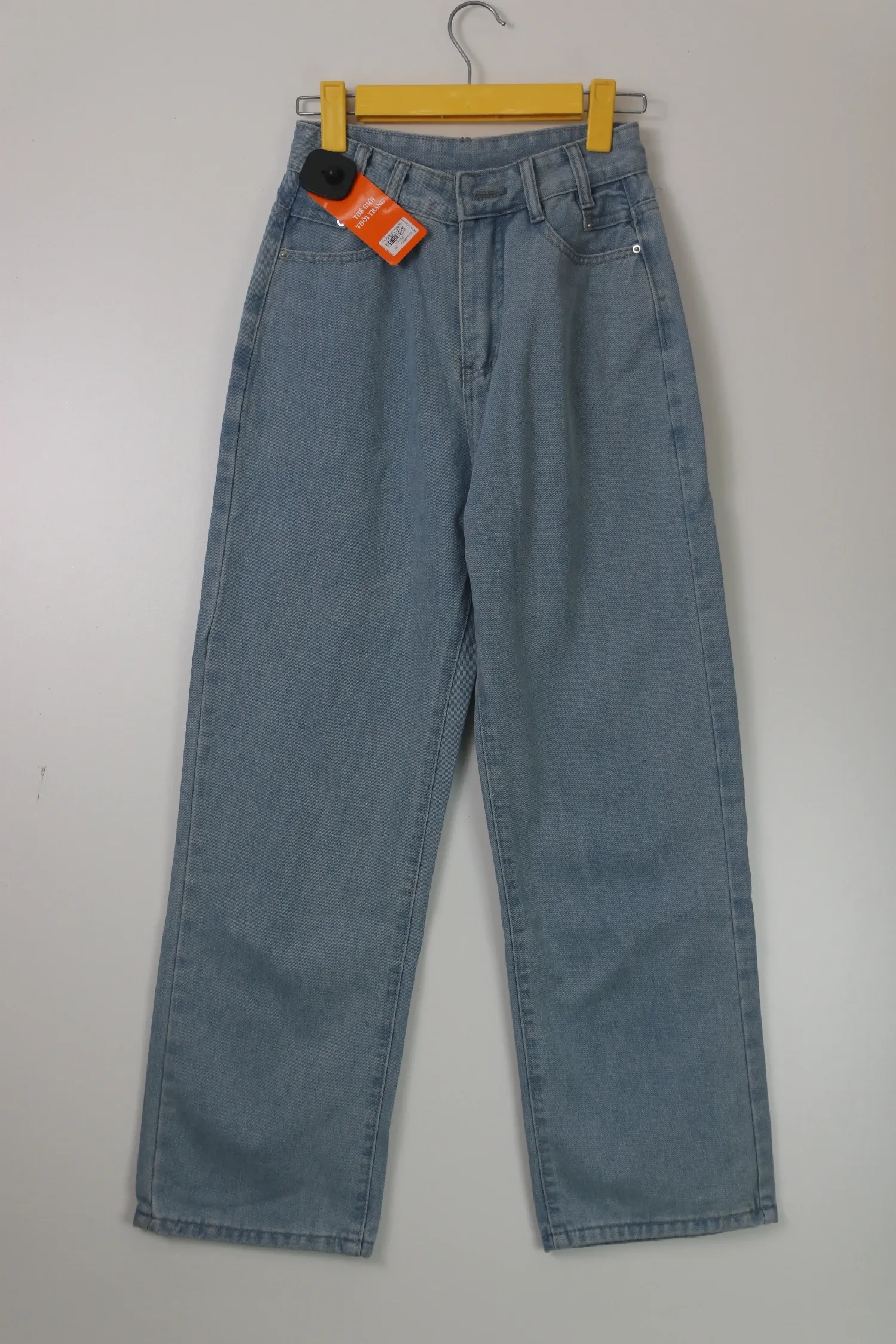 Quần Jeans nữ xuông KG 7007 Bạc XL  AS11