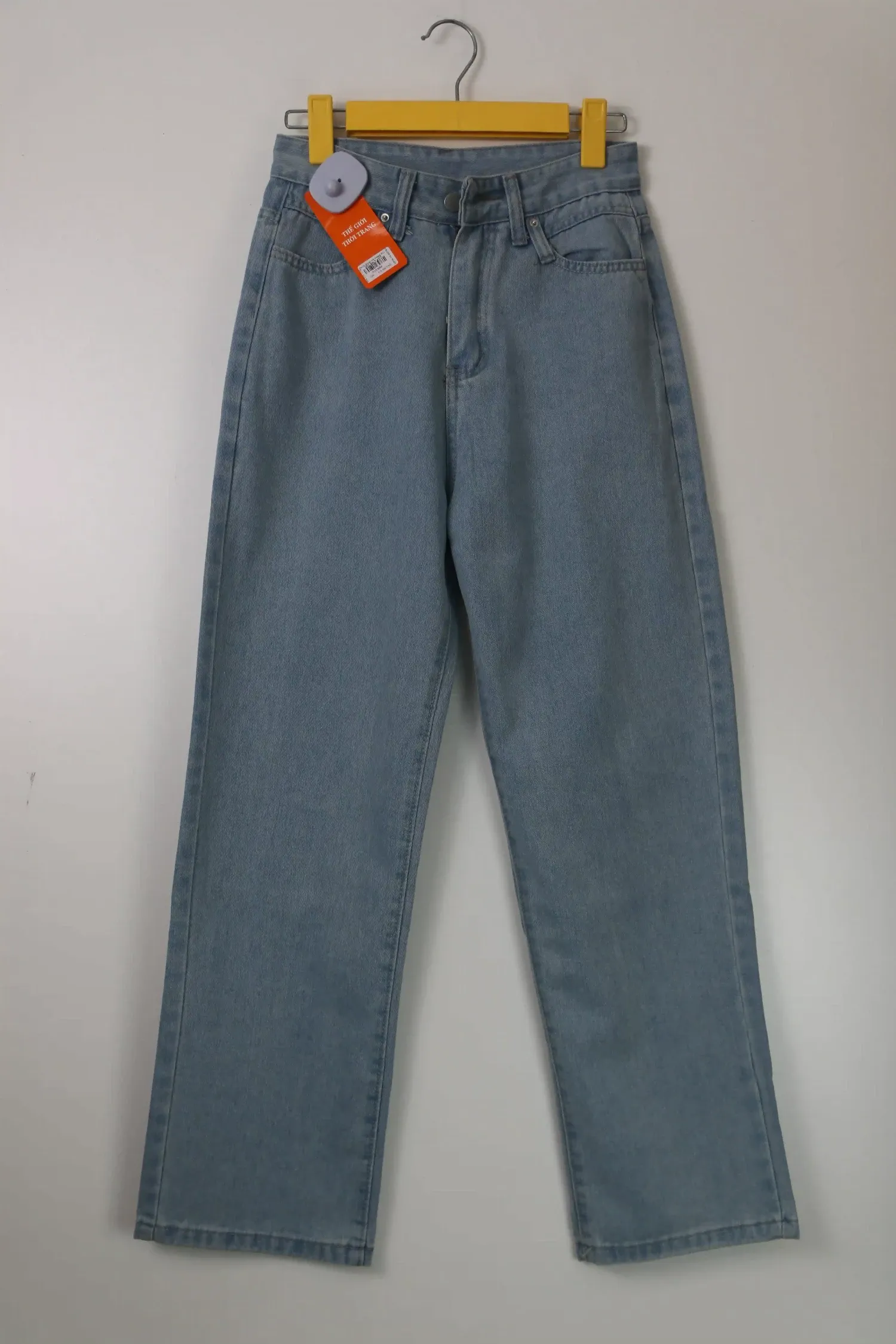 Quần Jeans nữ xuông KG 2802 Bạc XL  AS11