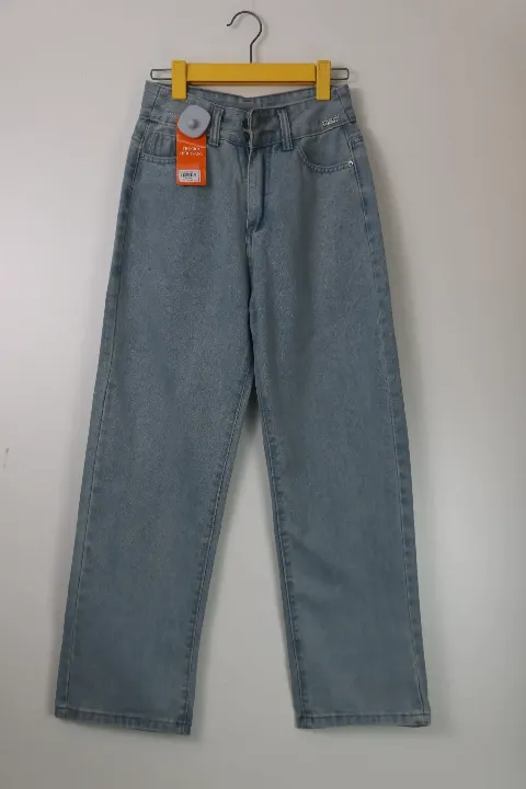 Quần Jeans nữ xuông KG 8506 Bạc XL  AS11