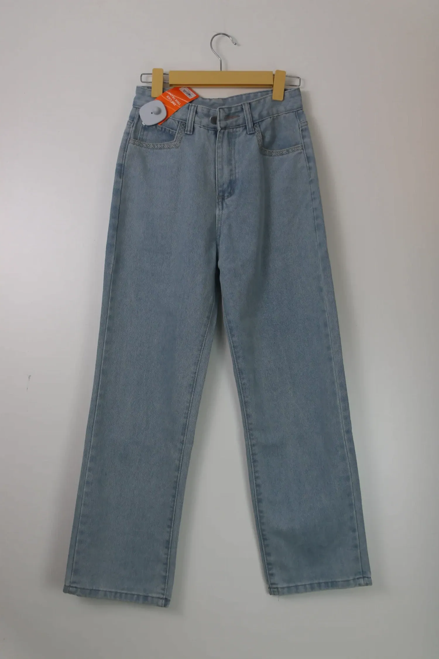 Quần Jeans nữ xuông KG 8157.1 Bạc XL  AS11