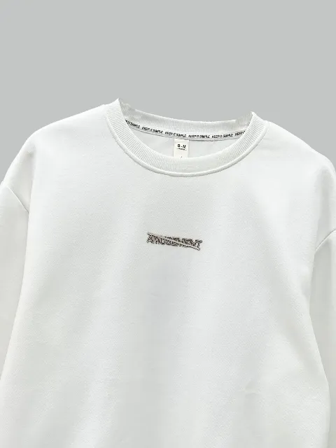 Áo nỉ nam tròn 9021 đen size 4XL. QC05