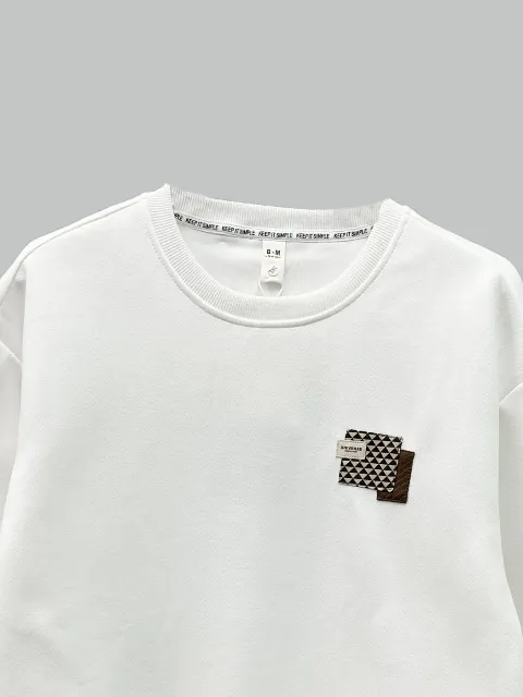 Áo nỉ nam tròn 70132 da size 3XL. QC05