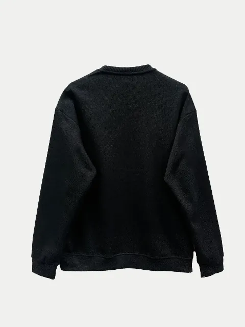 Áo nỉ nam tròn 9028 nâu size 4XL. QC05