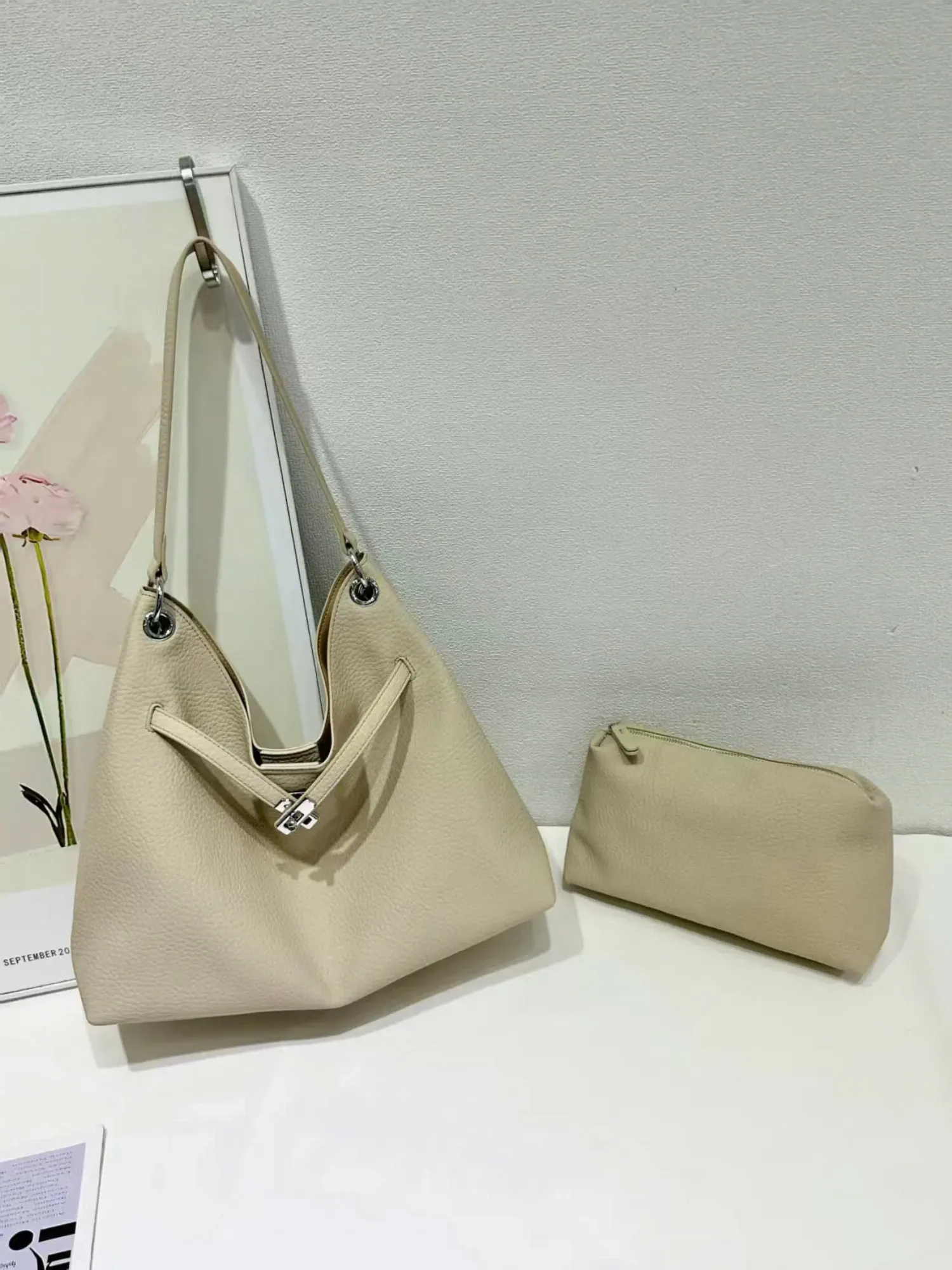 Túi xách tay da kn teen đại 818753 nâu 15T8 26CC