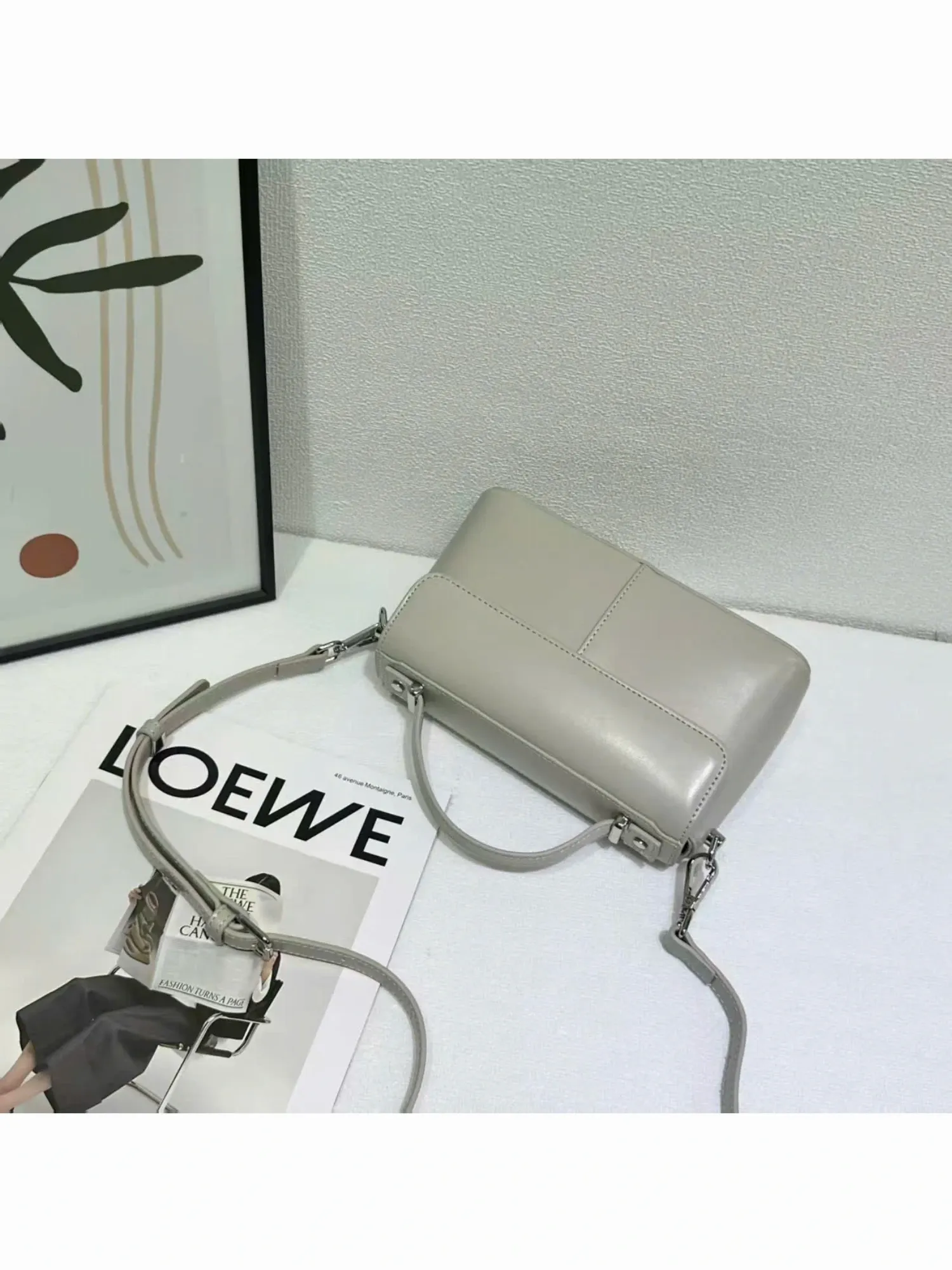 Túi xách tay da cs teen nhỏ 818762 kem 15T8 26CC