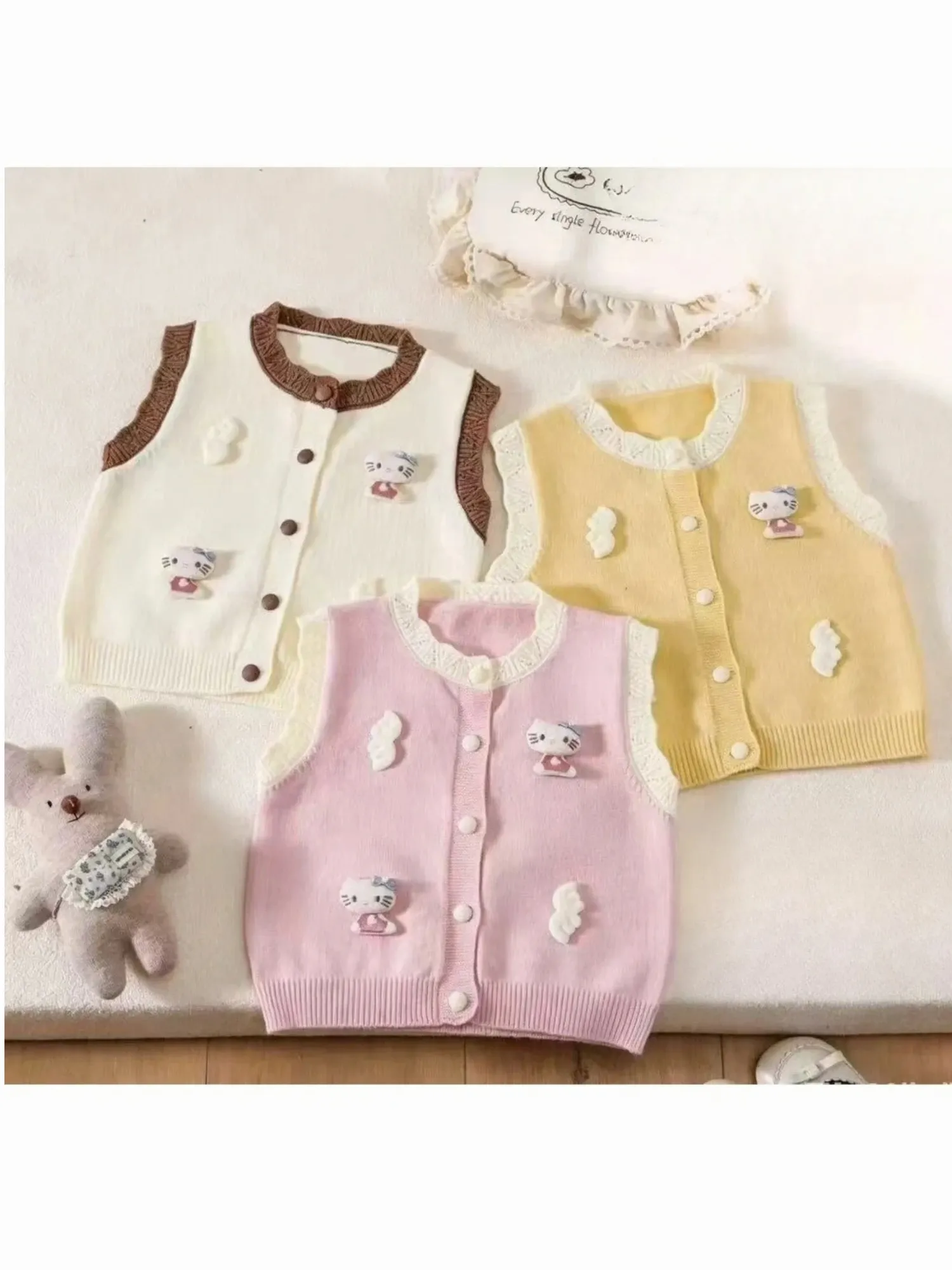 Áo gile len trẻ em 8016  size 130.D05