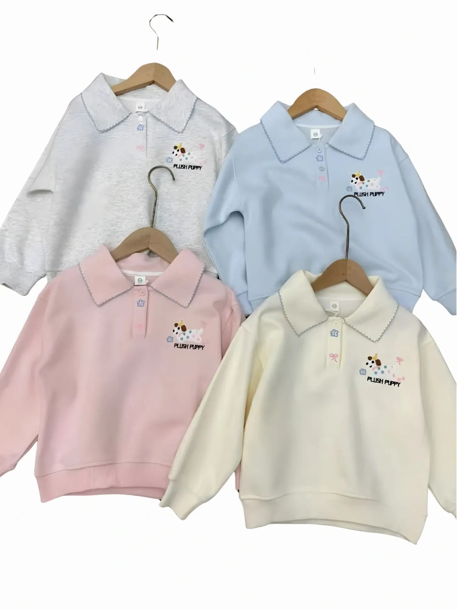 Áo dài tay trẻ em gái 268891 be size 160 D06.1