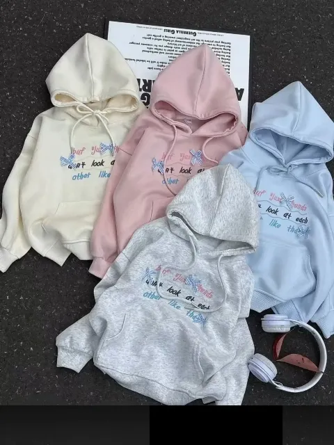 Áo dài tay trẻ em gái 8812 be size 150 D06.1