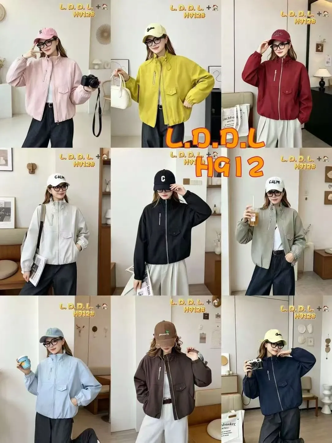 Áo khoác gió dài tay nữ 912 hồng 15.2026D1