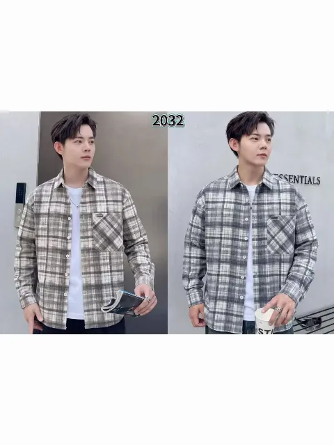 Áo sơ mi dài 2032 bò size L. LOI08