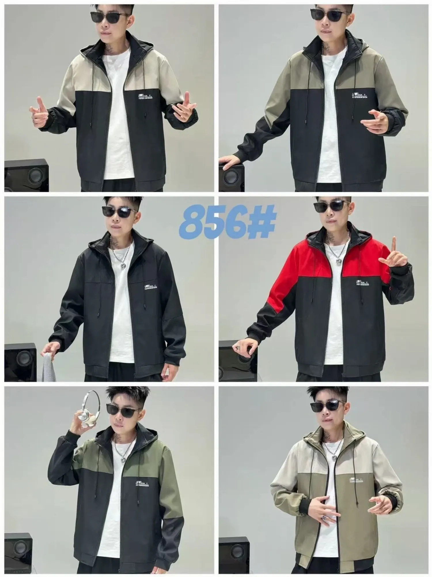 Áo khoác gió nam 856 cốm size L. LOI08