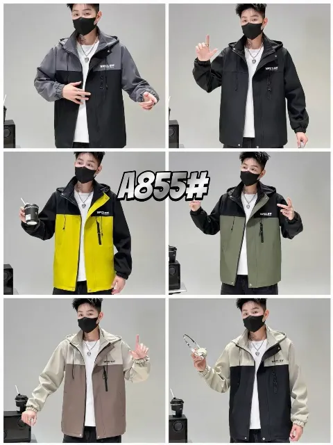 Áo khoác gió nam 855 cốm size 2XL. LOI08
