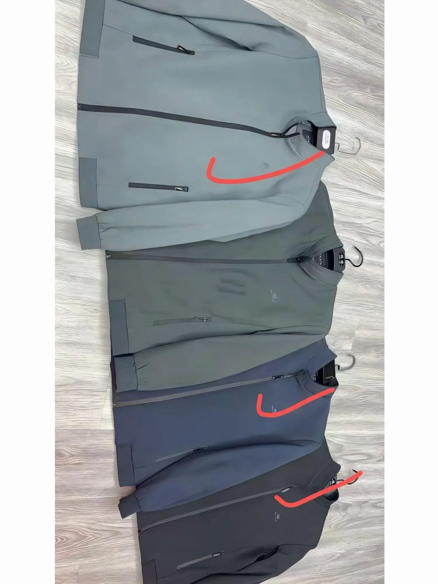 Áo khoác gió nam 686 than size 185. LOI18