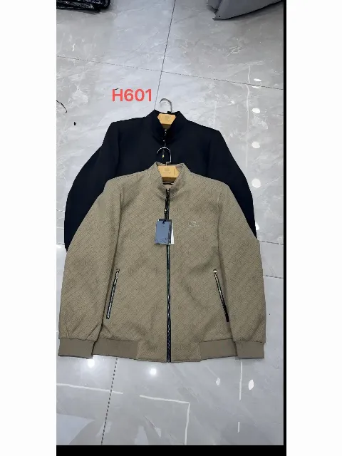 Áo khoác dạ nam 601 be size 185. LOI18