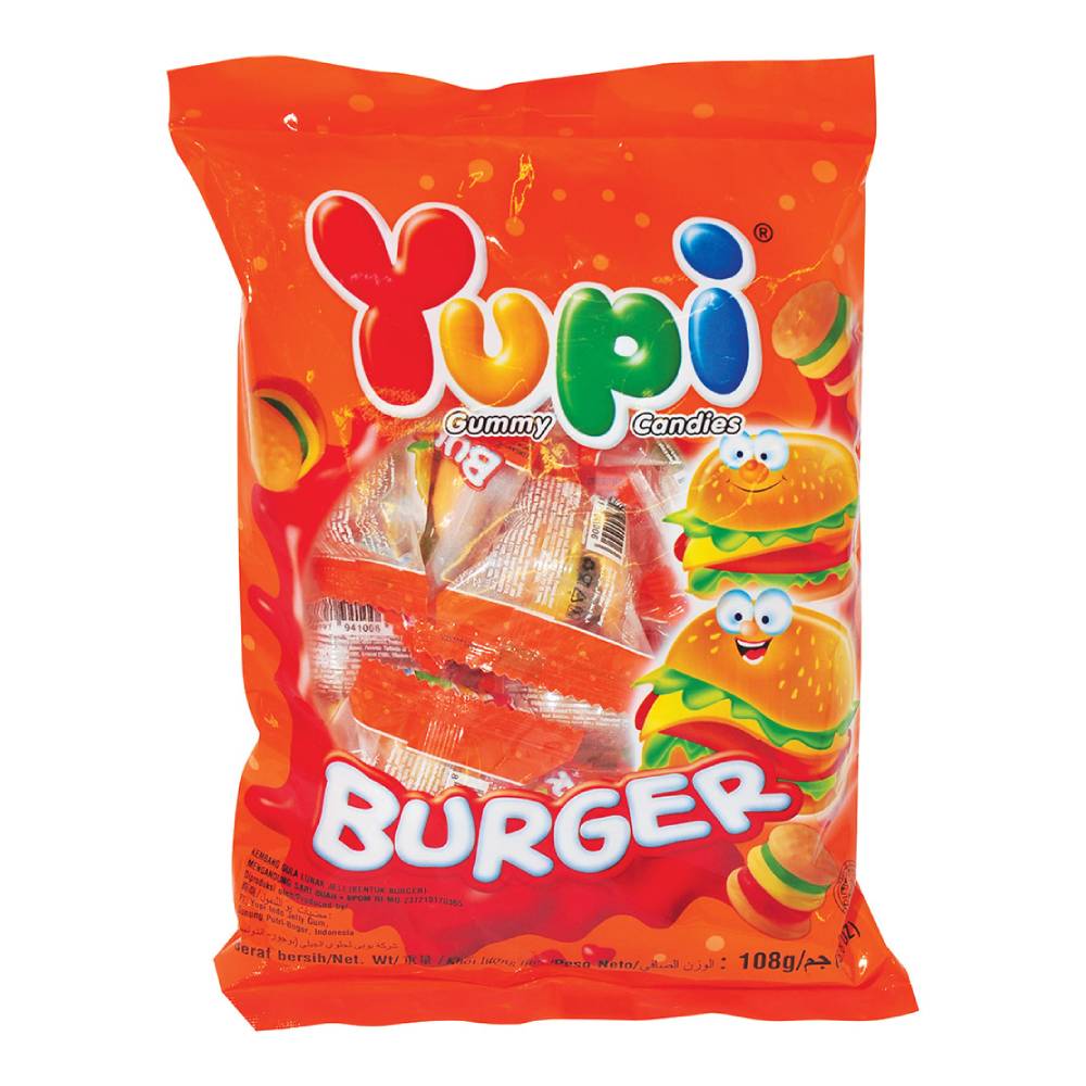 Kẹo dẻo Yupi Burger  90gr