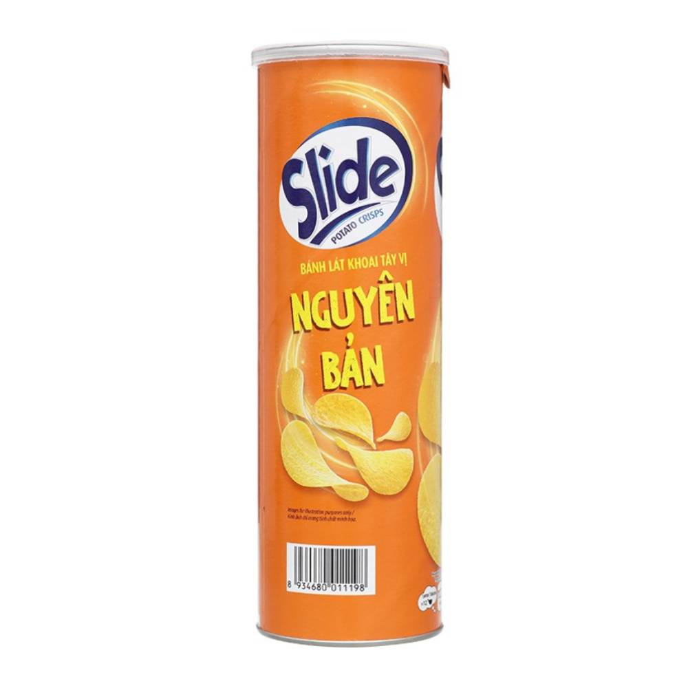 Bánh lát khoai tây Slide vị tự nhiên 145gr/14