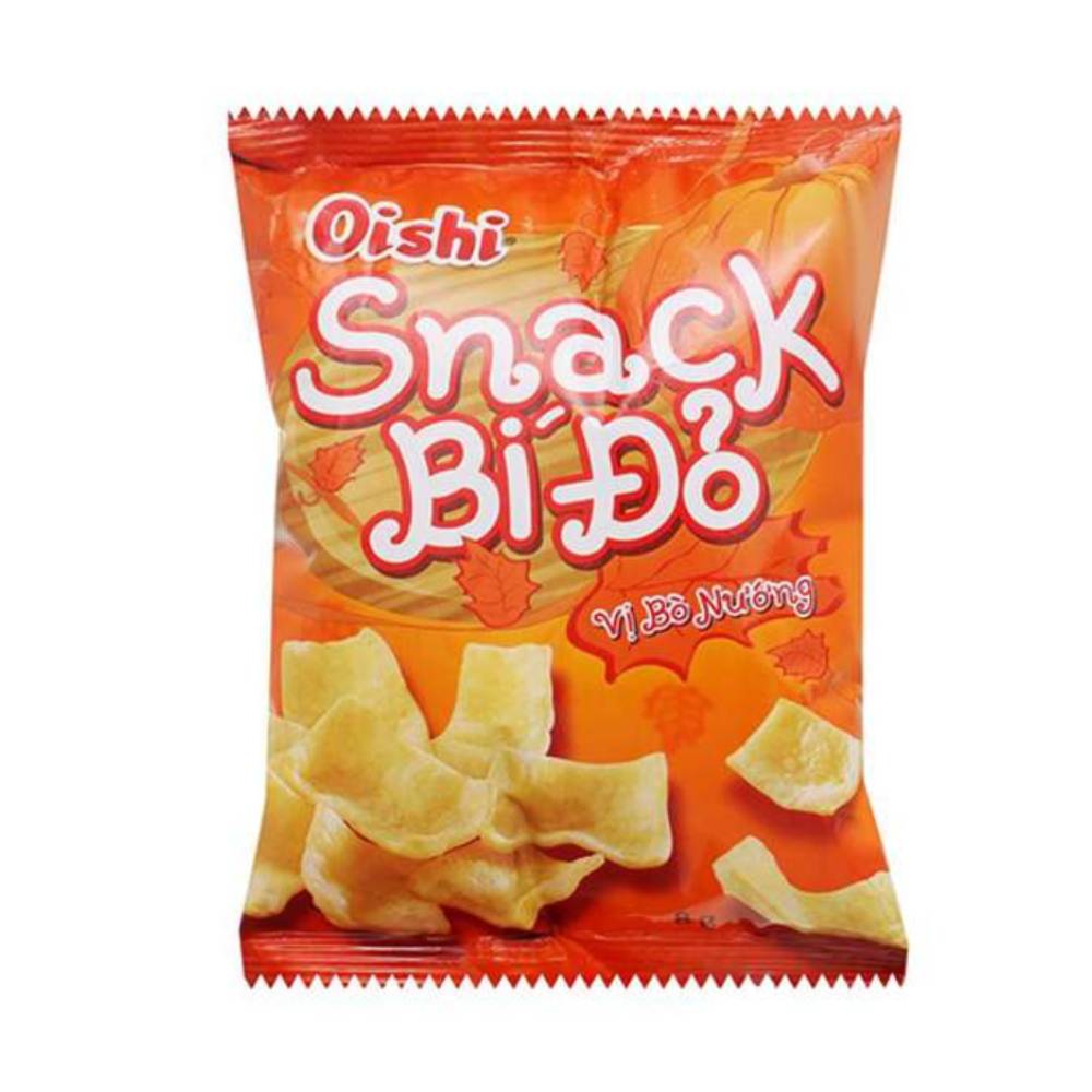 Snack Oishi  bí đỏ vị bò 6gr