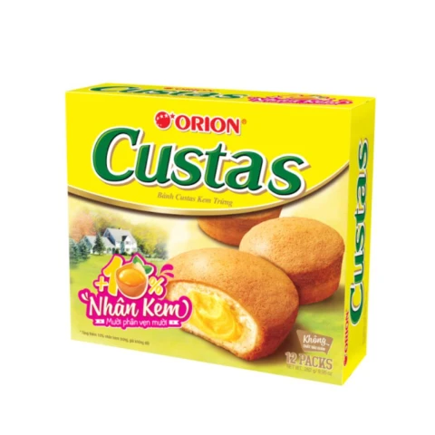 Bánh Custas kem trứng 12 cái 282gr