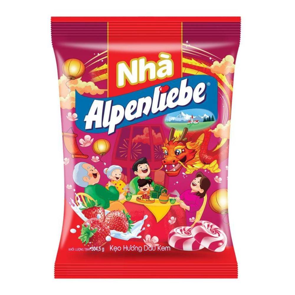 Kẹo  Alpenliebe  dâu 115,5gr