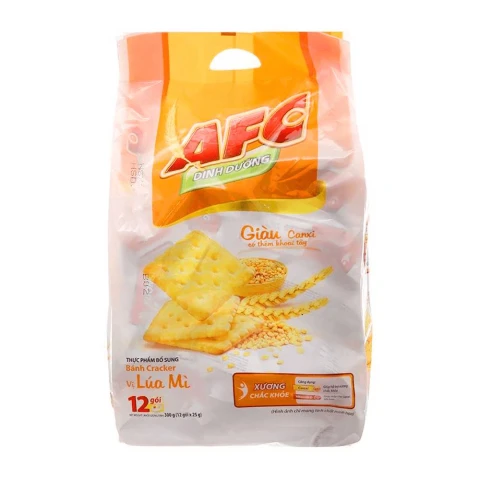 Bánh quy cracker AFC vị lúa mì 258gr