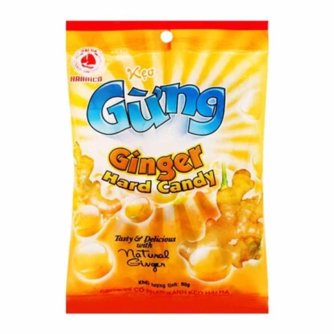Kẹo gừng  Hải Hà   80gr