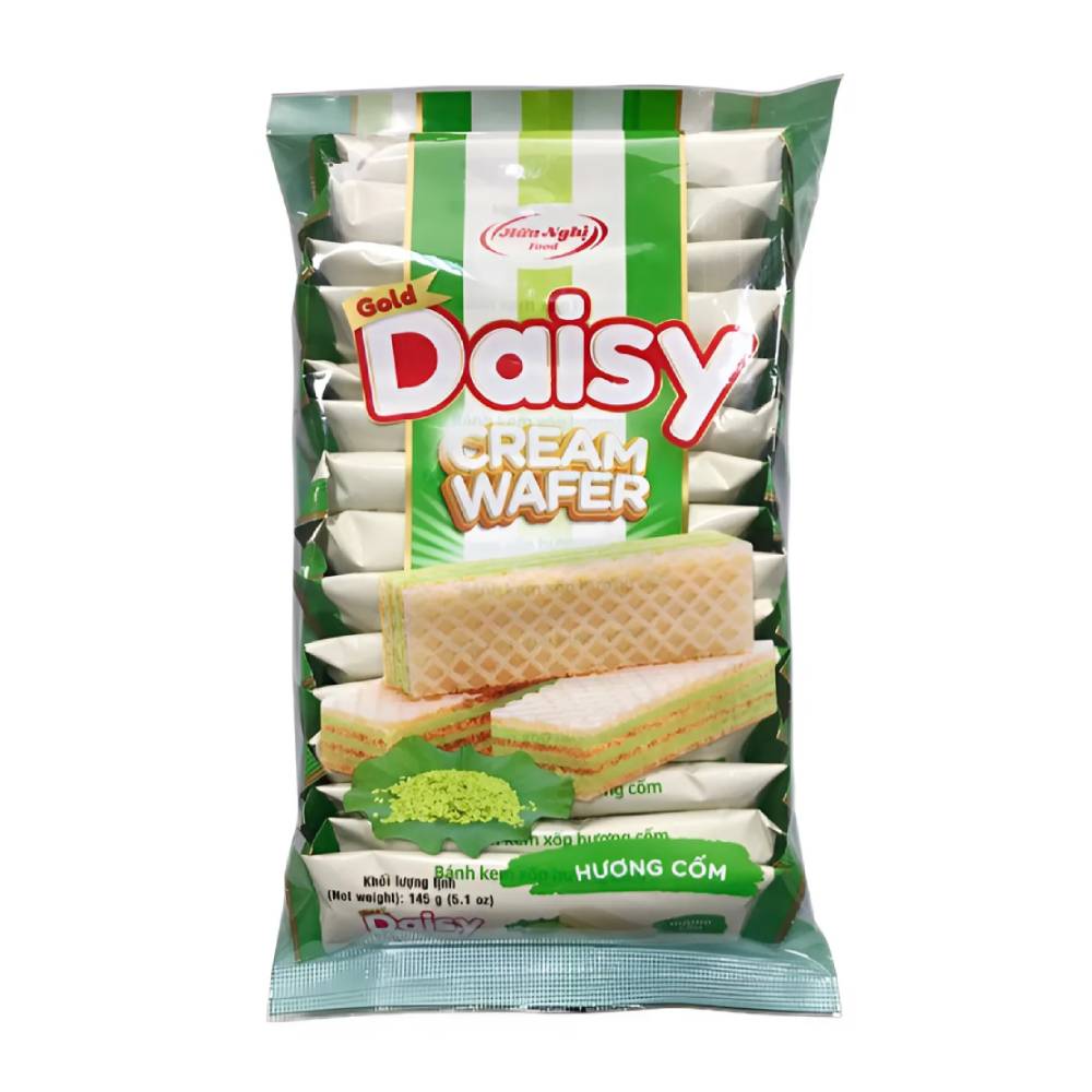 Bánh kem xốp  Gold Daisy cốm 145gr