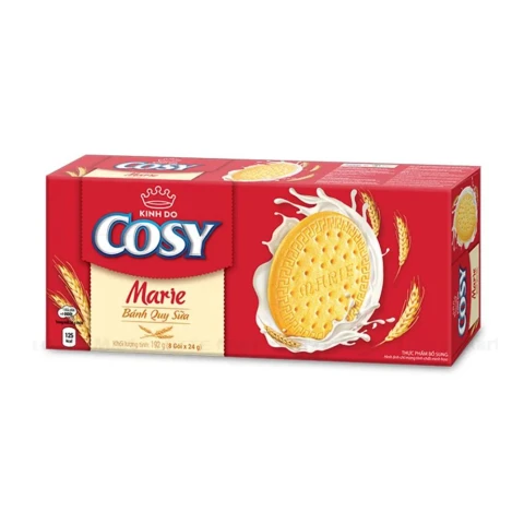 Bánh quy sữa Cosy Marie Marie hộp giấy 192gr