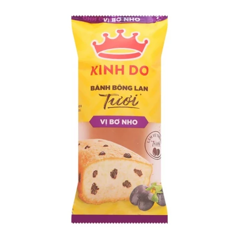 Bánh bông lan tươi Kinh Đô vị bơ nho 38g