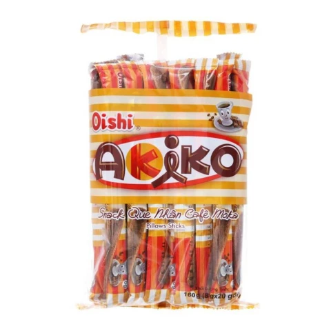 Bánh que Oishi Akiko cà phê moka 140gr