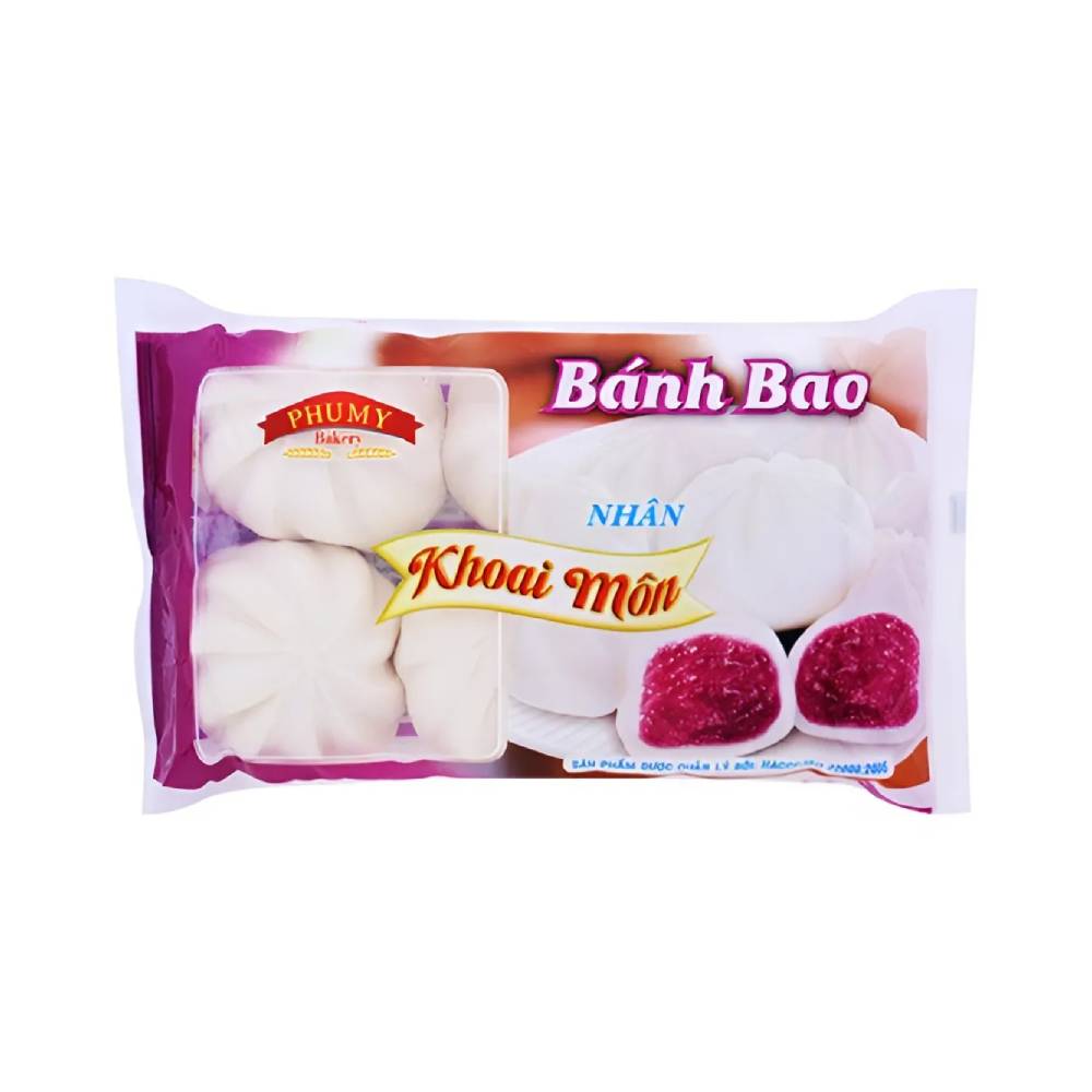 Bánh bao Phú Mỹ nhân khoai môn 300gr